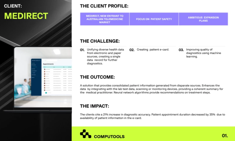 A digital solution for medical institutions, enhancing patient record-keeping and pre-diagnostic analysis