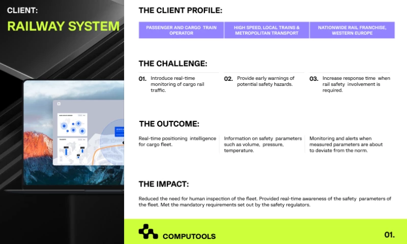 Computools - An IoT solution for rail freight safety monitoring