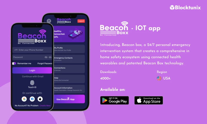 Becon Boxx - IOT App