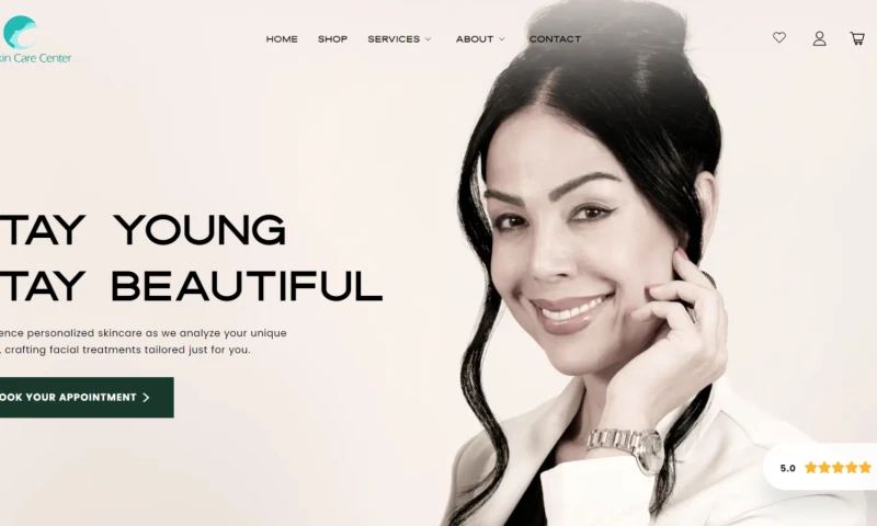 OCSkin - Website Development