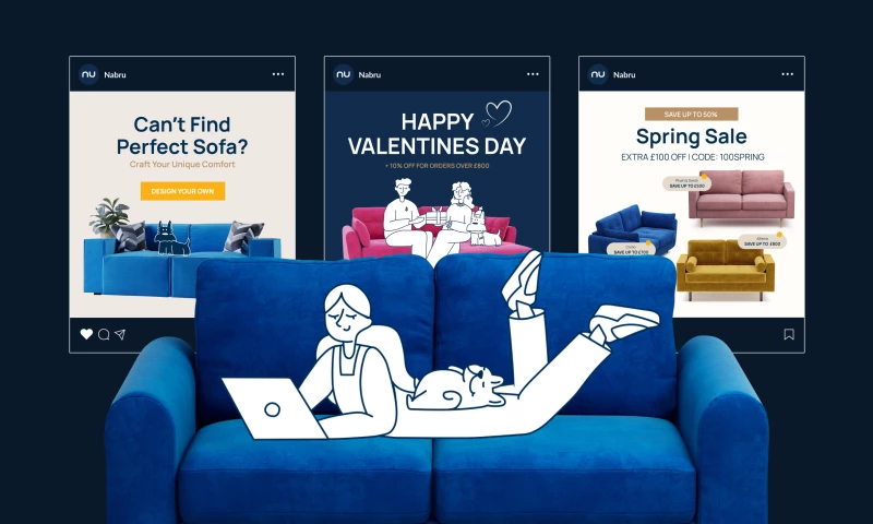 IG Banner Design for a Furniture Brand