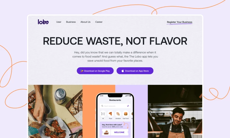 Mobile App & Website Design for an Eco-Friendly Food Delivery