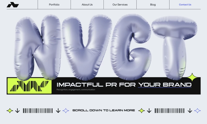 Website Design for a PR Agency