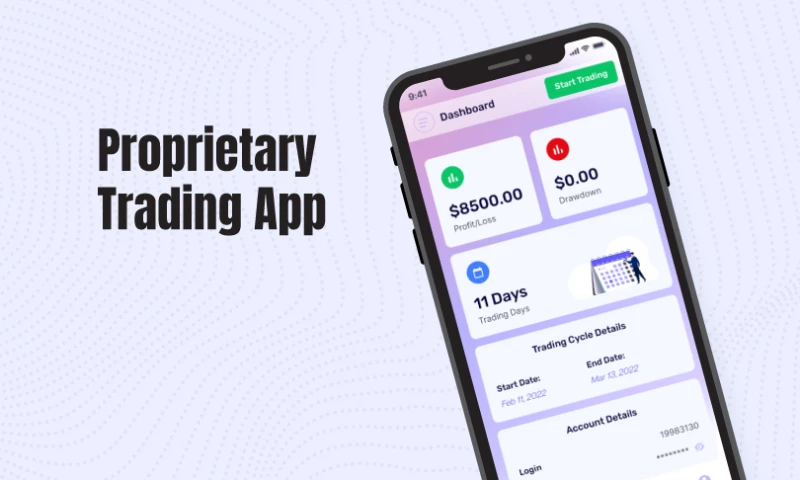 Web & Mobile App for Proprietary Trading Firm