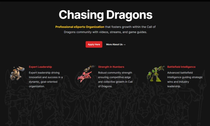 Cherry Hill Web Design - Chasing Dragons