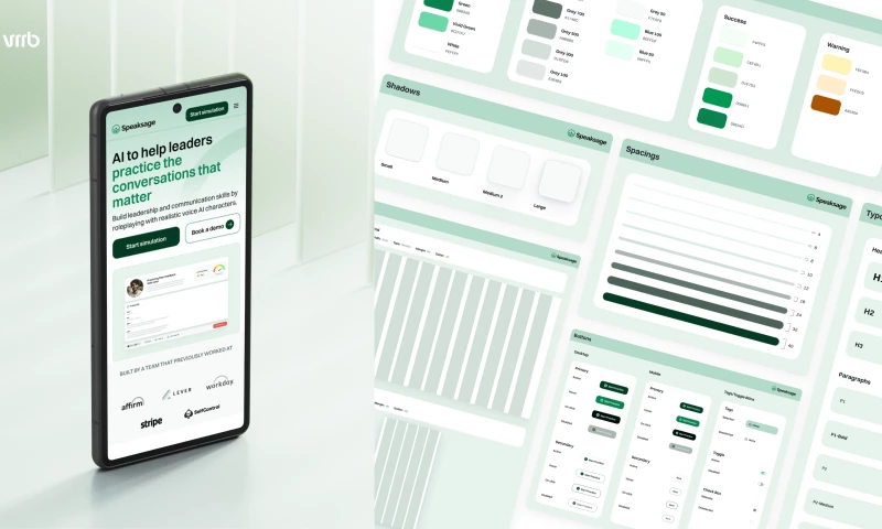 Speaksage AI: SaaS app UX/UI Design
