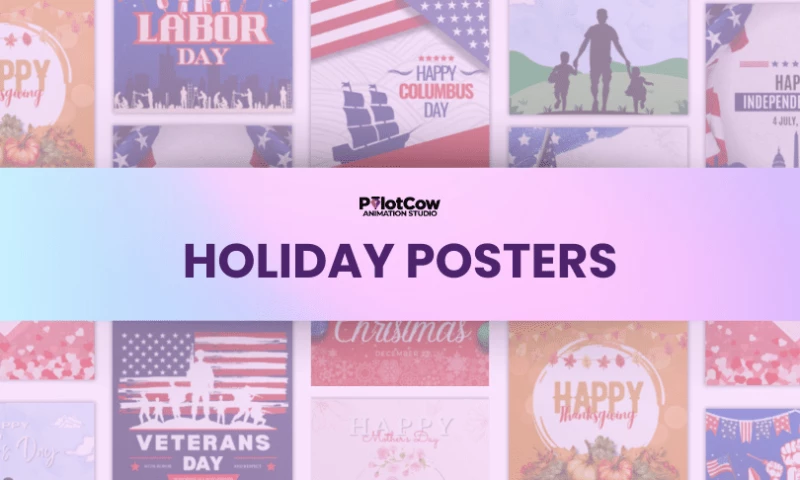 PilotCow Studio - Holiday Posters