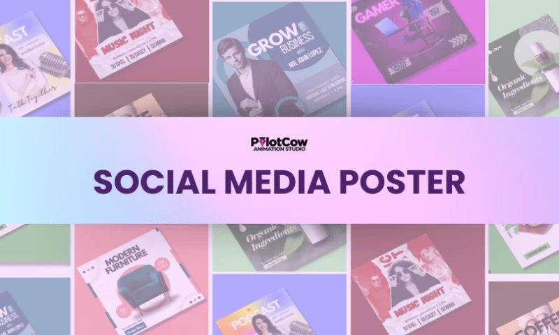 PilotCow Studio - Social Media Poster