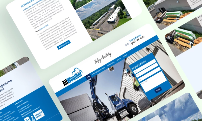 Website for Roofing Company