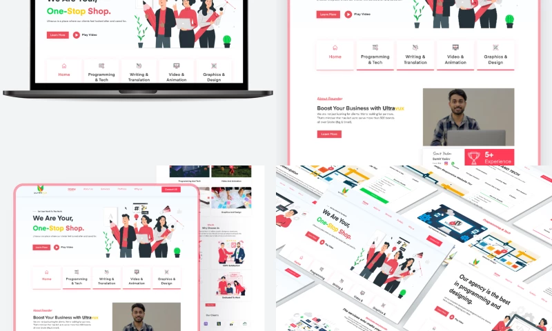 Website For A Digital Media Agency