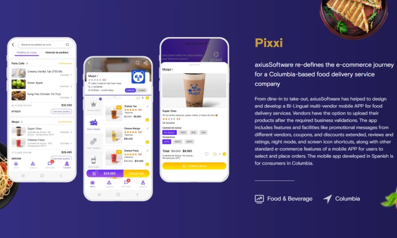 Food Delivery Application Development for Columbia Market
