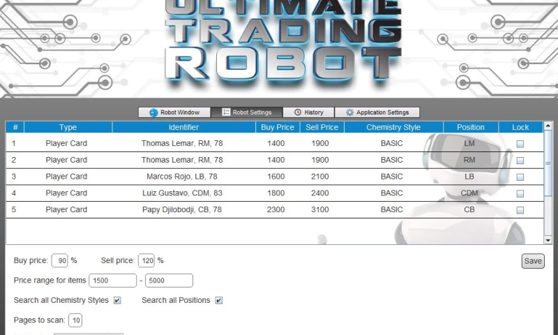 Lvivity LLC - FIFA Ultimate Trading Robot