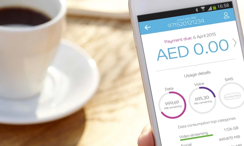 Prototype - du Selfcare Mobile App