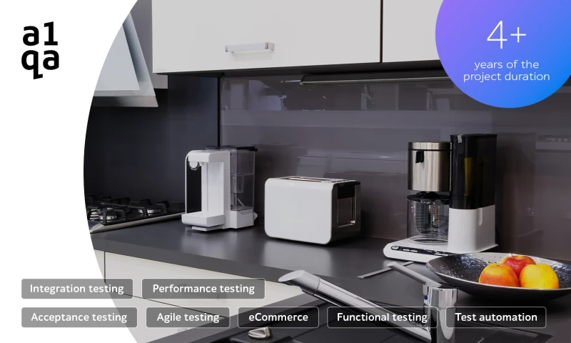 Extensive QA support to a large US-based manufacturer of home appliances