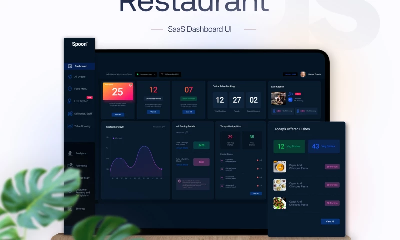 Spoon - Dashboard for Restaurant