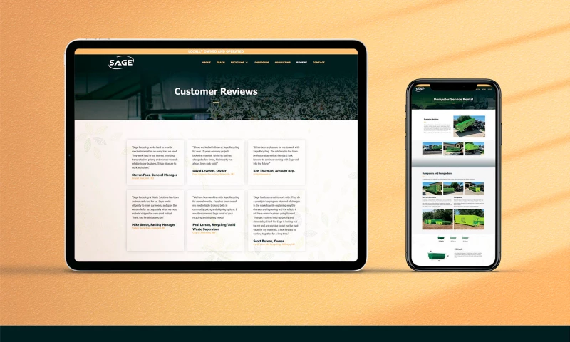 aStash Web Design & Marketing - Sage Recycling