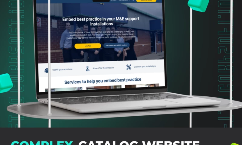 Corpsoft - Complex catalog website