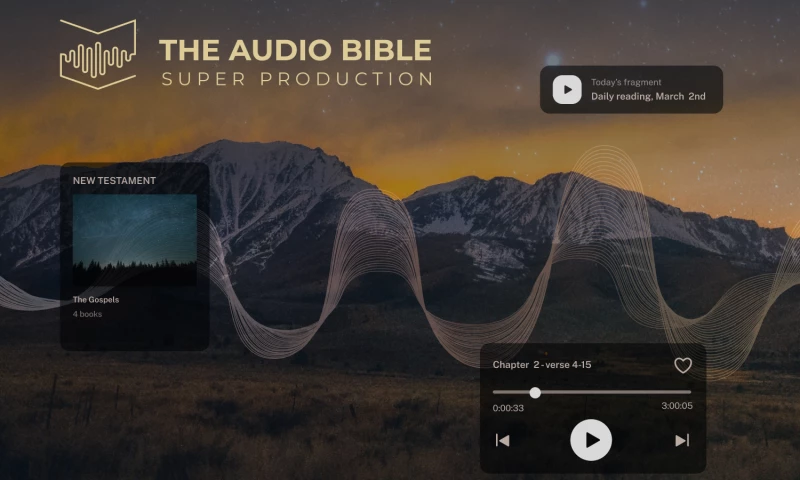 LeanCode - The Audio Bible Superproduction - audio streaming application