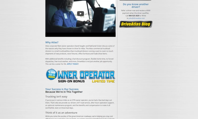 Wakefly - Atlas Van Lines Website Redesign, CMS Implementation & 3rd Party Integration