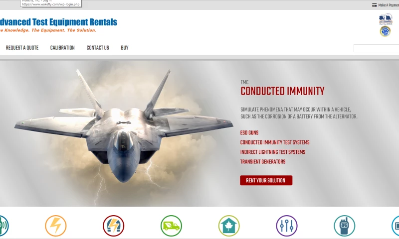 Wakefly - Advanced Test Equipment Rentals (ATEC) Website Redesign, CMS Implementation & 3rd Party Integration