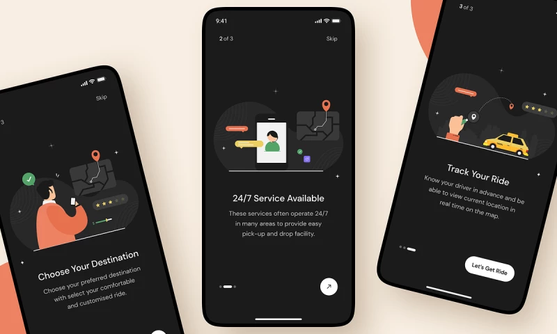 Octet Design Studio - Ride Booking App