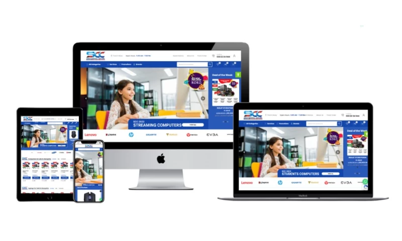 Suhada Computer Center - ecommerce web development