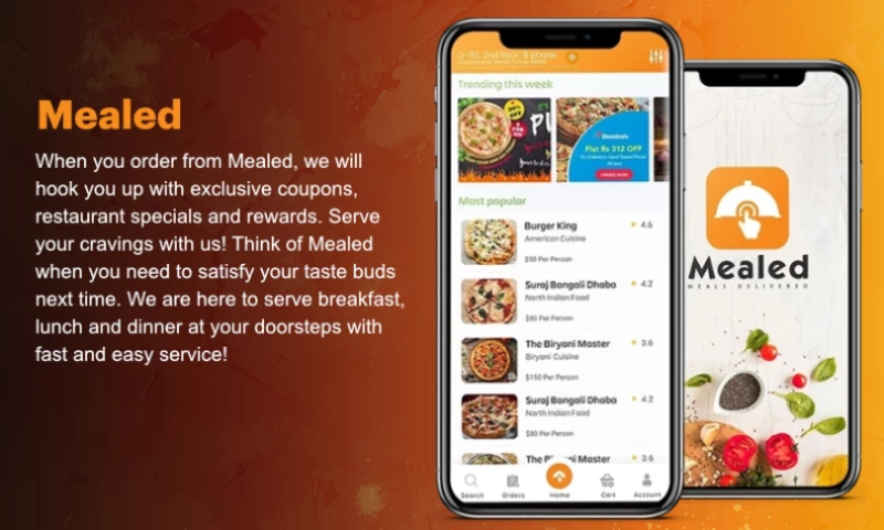 Mealed - Food Delivery App