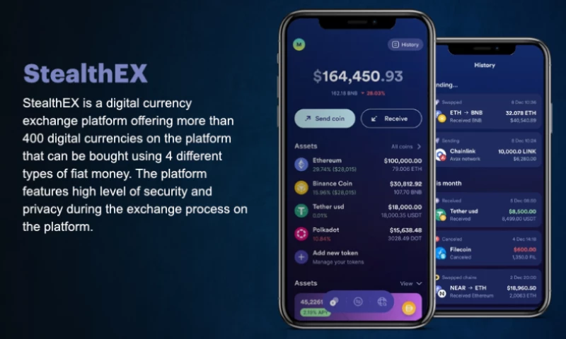 Suffescom Solutions Inc - StealthEX - Crypto Exchange App