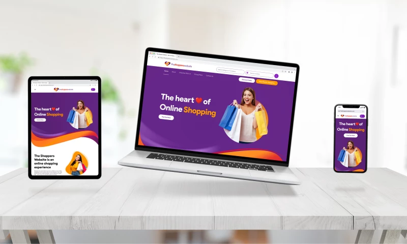 Delemont Studio - The Shoppers website Web Design and Development