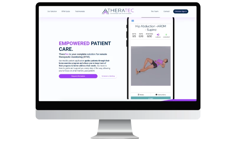 AMUX Designs - TheraTec Web Redesign