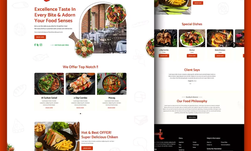 JMJ WebPro - Savor & Serve: Premier Food and Catering Solutions website