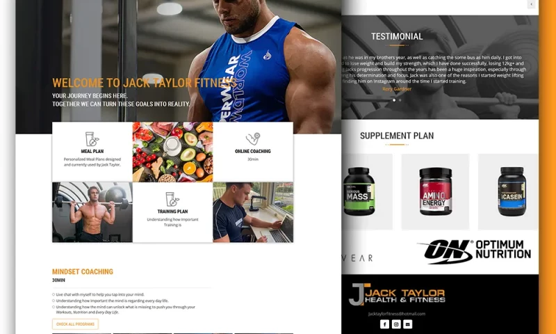 JMJ WebPro - Mindful Motion: Embrace Fitness, Empower Wellness Services Website