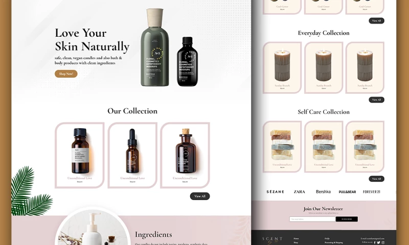 JMJ WebPro - Organic Glow: A Naturally Beautiful Shopify Store Skin Care Collection