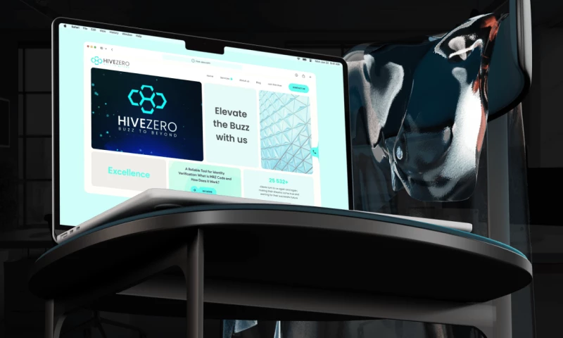 Corporate website for Hive Zero