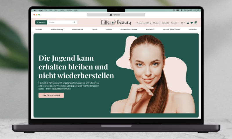 Online store for FillerBeauty