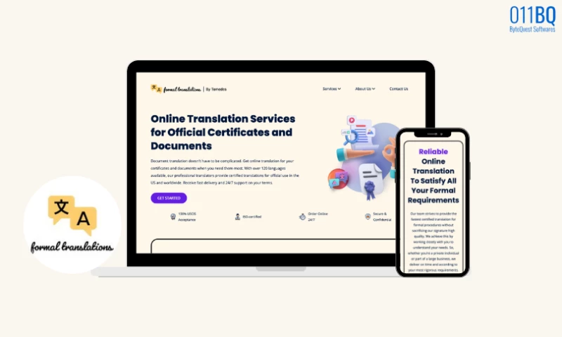 ByteQuest Softwares Pvt Ltd - Formal Translations
