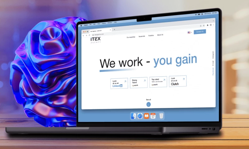 GTRIX - Desing corporate website for ITEX