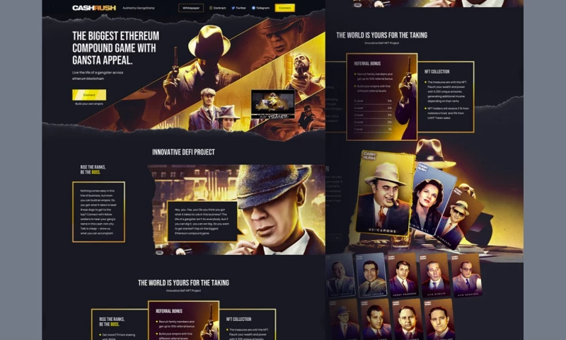 Roobinium - NFT Retro Landing