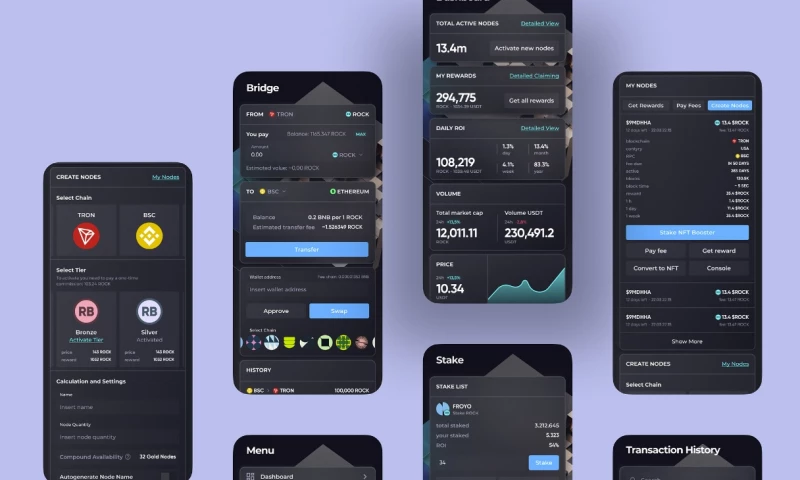 Roobinium - DeFi Dashboard