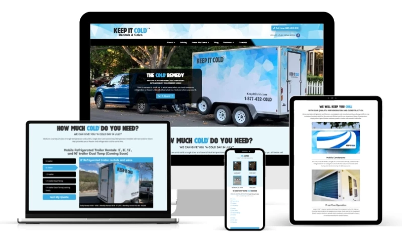 Tech Webers - Refrigerater Website