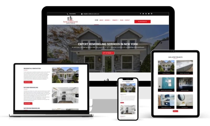 Tech Webers - Construction website