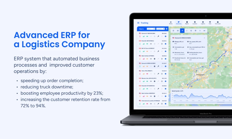 Advanced ERP for a Logistics Company