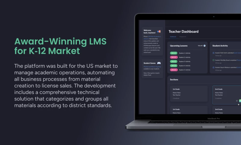 Award-Winning LMS for K-12 Market