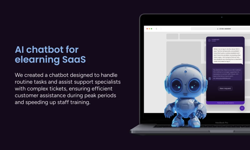 AI Chatbot for eLearning SaaS