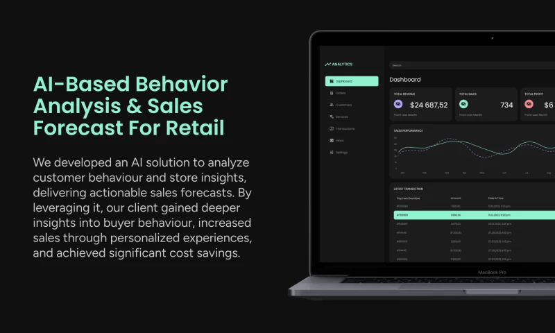 AI-Based Behavior Analysis & Sales Forecast for Retail