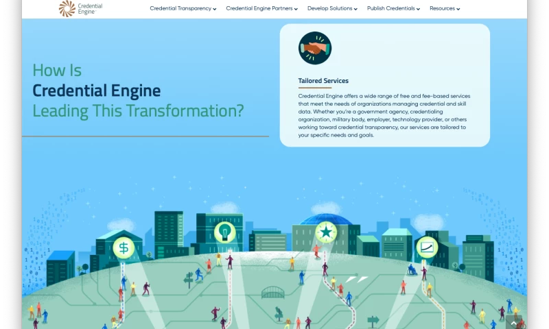 Online Optimism - Credential Engine Website Redesign