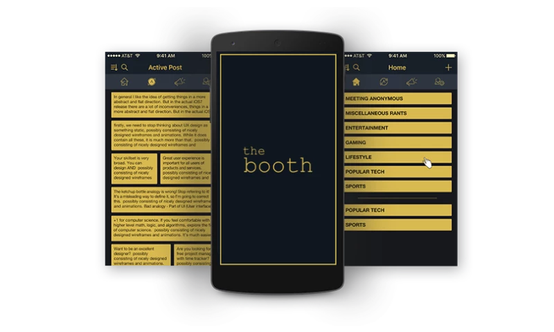 Biz 4Solutions - The Booth - Twitter Like Social App