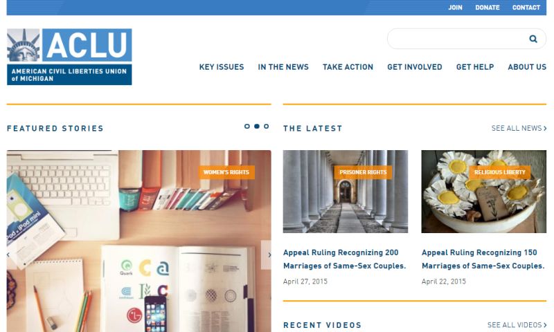 HTMLPanda - ACLU - WordPress Website Development