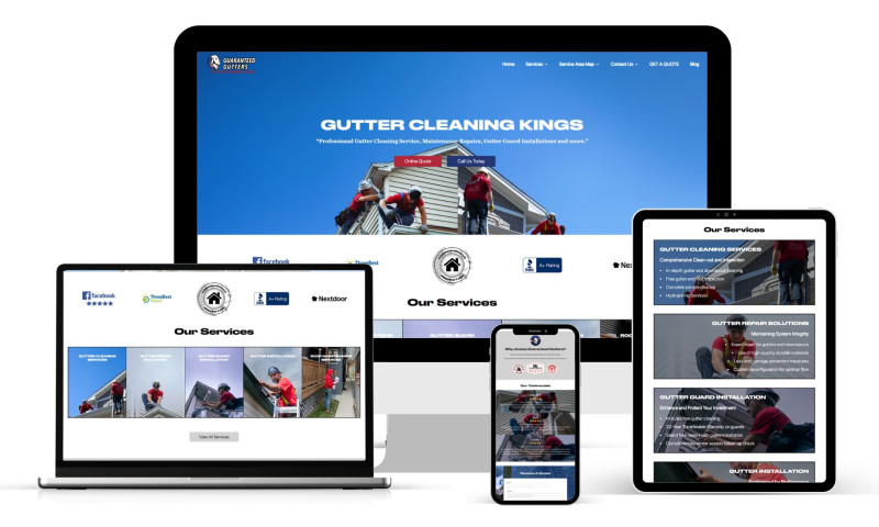 Tech Webers - Gutter Cleaning Website
