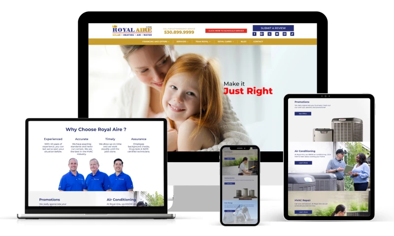Tech Webers - HVAC Website